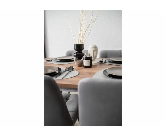 Стол деревянный Лиман 120 х 80 дуб крафт табачный / черный матовый, изображение 11 | Интернет магазин мебели и декора LifeDekor