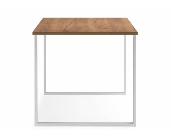 Стол деревянный Лиман 120 x 80 дуб крафт золотой / белый матовый, изображение 3 | Интернет магазин мебели и декора LifeDekor