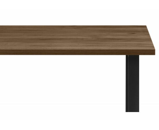 Стол деревянный Лиман 140 х 80 дуб крафт табачный / черный матовый, изображение 8 | Интернет магазин мебели и декора LifeDekor