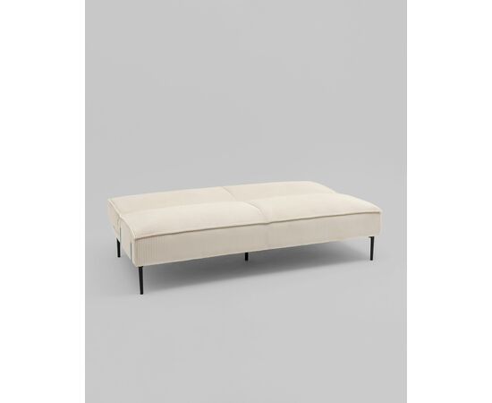 Диван прямой Кассель велюр рельефный молочный, изображение 6 | Интернет магазин мебели и декора LifeDekor