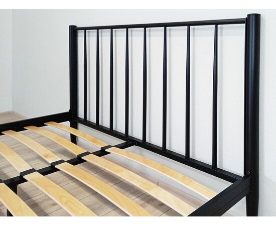 Кровать КМД 26 Бриз 160 черный, изображение 5 | Интернет магазин мебели и декора LifeDekor