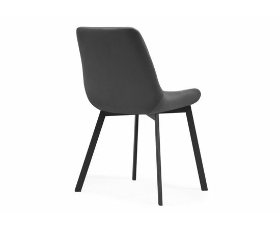 Стул на металлокаркасе Стронг 4 шт темно-серый / черный, изображение 7 | Интернет магазин мебели и декора LifeDekor