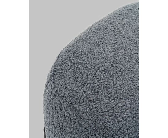 Пуф Стоун букле Fluffy темно-серый, изображение 8 | Интернет магазин мебели и декора LifeDekor
