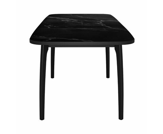 Стол DikLine MK15 Керамика Черный мрамор/подстолье черное/опоры черные, изображение 9 | Интернет магазин мебели и декора LifeDekor