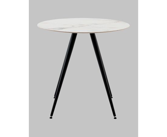 Стол Ники круглый столешница керамика Ice Jade 800, изображение 4 | Интернет магазин мебели и декора LifeDekor