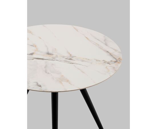 Стол Ники круглый столешница керамика Ice Jade 800, изображение 6 | Интернет магазин мебели и декора LifeDekor