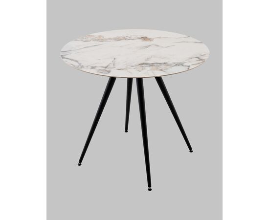 Стол Ники круглый столешница керамика Ice Jade 900, изображение 3 | Интернет магазин мебели и декора LifeDekor