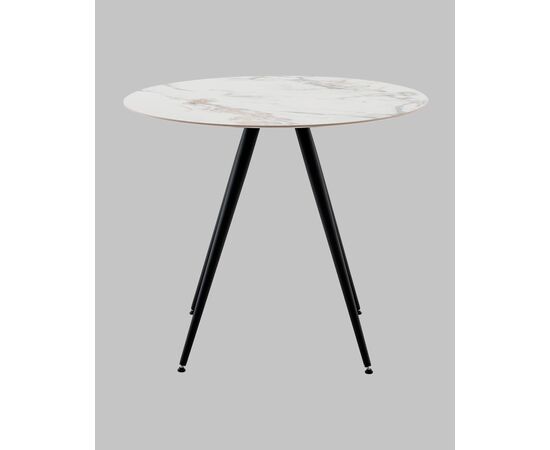 Стол Ники круглый столешница керамика Ice Jade 900, изображение 4 | Интернет магазин мебели и декора LifeDekor