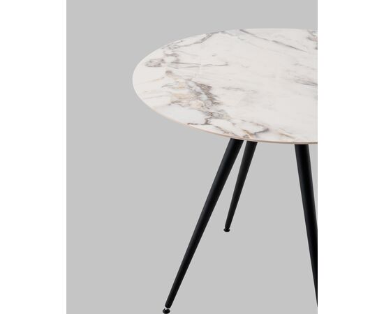 Стол Ники круглый столешница керамика Ice Jade 900, изображение 5 | Интернет магазин мебели и декора LifeDekor