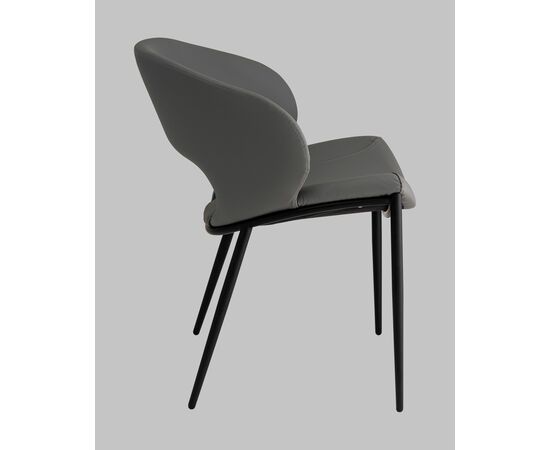Стул Вивьен экокожа серый, изображение 4 | Интернет магазин мебели и декора LifeDekor