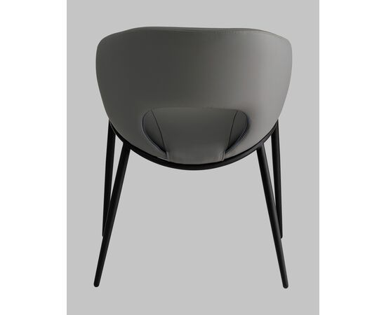 Стул Вивьен экокожа серый, изображение 5 | Интернет магазин мебели и декора LifeDekor