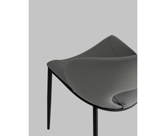 Стул Вивьен экокожа серый, изображение 7 | Интернет магазин мебели и декора LifeDekor