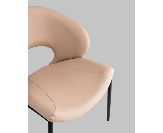 Стул Вивьен экокожа светло-бежевый, изображение 8 | Интернет магазин мебели и декора LifeDekor