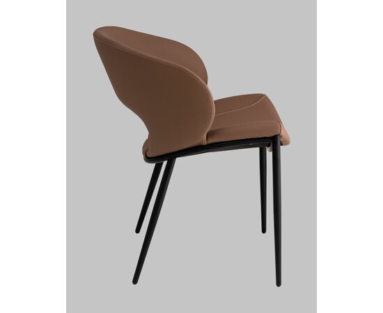 Стул Вивьен экокожа светло-коричневый, изображение 4 | Интернет магазин мебели и декора LifeDekor
