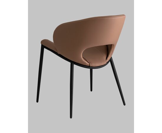 Стул Вивьен экокожа светло-коричневый, изображение 6 | Интернет магазин мебели и декора LifeDekor