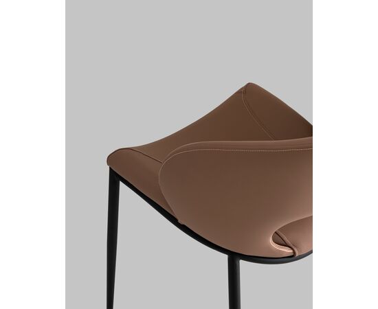 Стул Вивьен экокожа светло-коричневый, изображение 7 | Интернет магазин мебели и декора LifeDekor
