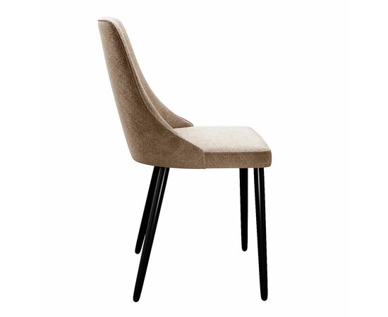 Стул DikLine 286 TW05 капучино, ножки черные, изображение 3 | Интернет магазин мебели и декора LifeDekor