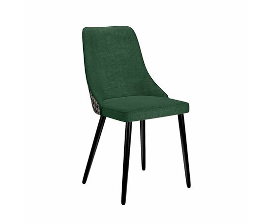 Стул DikLine 286 SB1/A2 зеленый, ножки черные | Интернет магазин мебели и декора LifeDekor