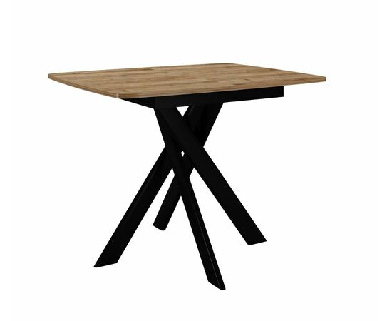 Стол DikLine DB110 Дуб галифакс/опоры черные | Интернет магазин мебели и декора LifeDekor