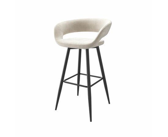 Стул полубарный Барни Р 700, Черный/CREAM LUX b03 | Интернет магазин мебели и декора LifeDekor