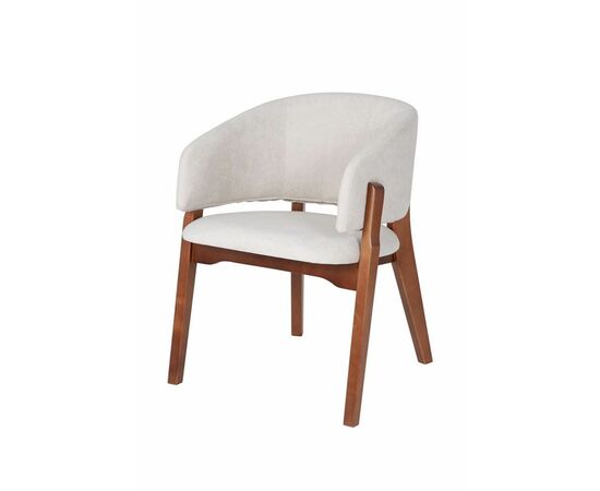 Кресло Милана (средний тон / ткань Т2 - ваниль) | Интернет магазин мебели и декора LifeDekor