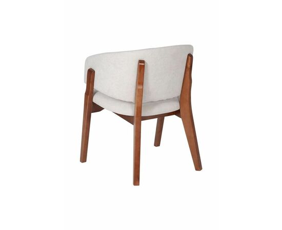 Кресло Милана (средний тон / ткань Т2 - ваниль), изображение 3 | Интернет магазин мебели и декора LifeDekor