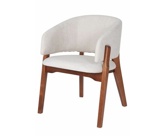 Кресло Милана (средний тон / ткань Т2 - ваниль), изображение 4 | Интернет магазин мебели и декора LifeDekor