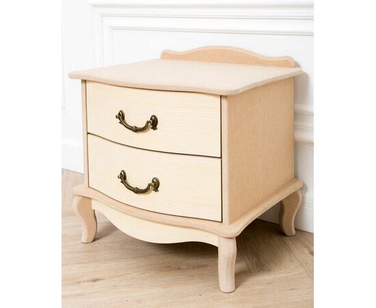 Тумбочка прикроватная "Джульетта" 2 ящ. (без покраски) Вис | Интернет магазин мебели и декора LifeDekor