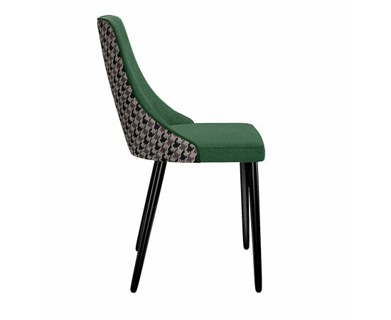 Стул DikLine 286 SB1/A2 зеленый, ножки черные, изображение 3 | Интернет магазин мебели и декора LifeDekor