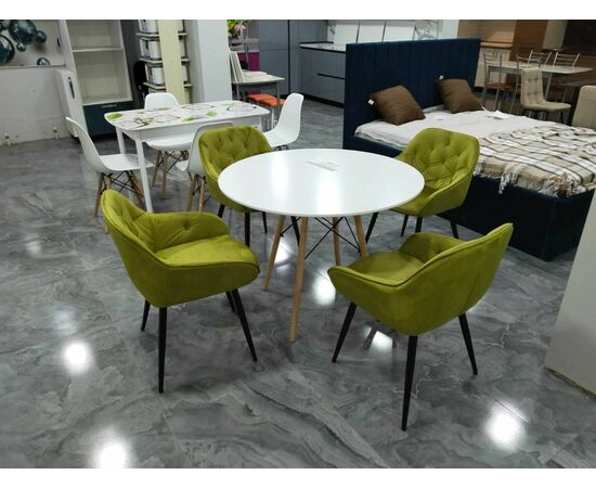 Стол EAMES белый D100, изображение 8 | Интернет магазин мебели и декора LifeDekor