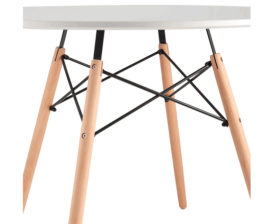 Стол EAMES белый D100, изображение 4 | Интернет магазин мебели и декора LifeDekor