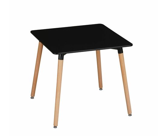 Стол EAMES 2 черный 80*80 см, изображение 2 | Интернет магазин мебели и декора LifeDekor