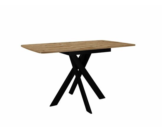 Стол DikLine DB110 Дуб галифакс/опоры черные, изображение 2 | Интернет магазин мебели и декора LifeDekor