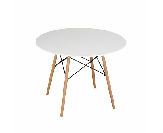 Стол EAMES белый D100 | Интернет магазин мебели и декора LifeDekor