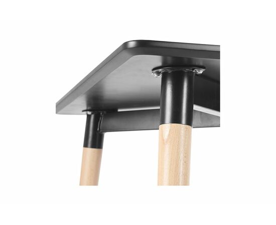 Стол EAMES 2 черный 80*80 см, изображение 6 | Интернет магазин мебели и декора LifeDekor