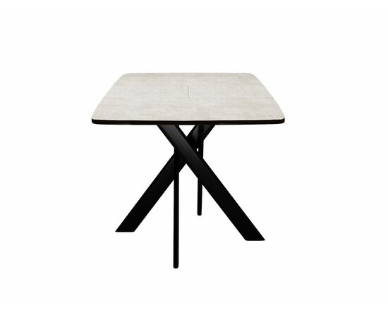 Стол DikLine DB110 Хромикс белый/опоры черные, изображение 5 | Интернет магазин мебели и декора LifeDekor