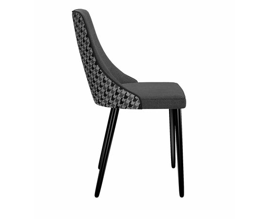 Стул DikLine 286 SB5/A3 серый, ножки черные, изображение 4 | Интернет магазин мебели и декора LifeDekor