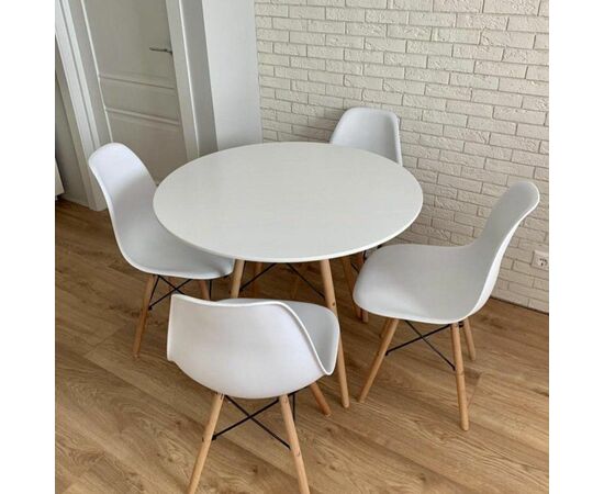 Стол EAMES белый D100, изображение 6 | Интернет магазин мебели и декора LifeDekor