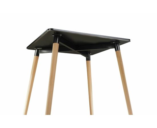Стол EAMES 2 черный 80*80 см, изображение 3 | Интернет магазин мебели и декора LifeDekor