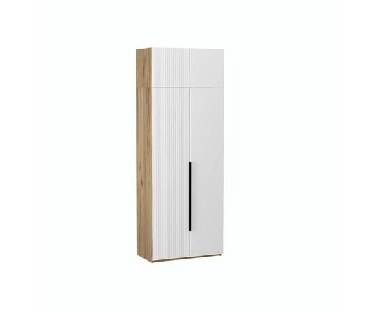 Шкаф Стефани 2, Дуб Крафт Золотой / Софт Белый, изображение 13 | Интернет магазин мебели и декора LifeDekor