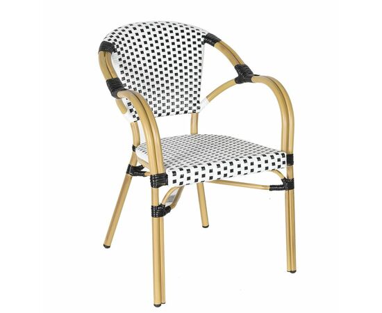 "Кабри" плетеный стул из искусственного ротанга, цвет черный | Интернет магазин мебели и декора LifeDekor