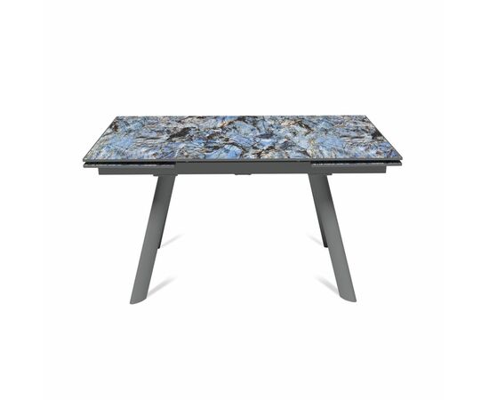 Стол раскладной Stone (140+40+40), керамика глянцевая Lemurian blue, изображение 2 | Интернет магазин мебели и декора LifeDekor