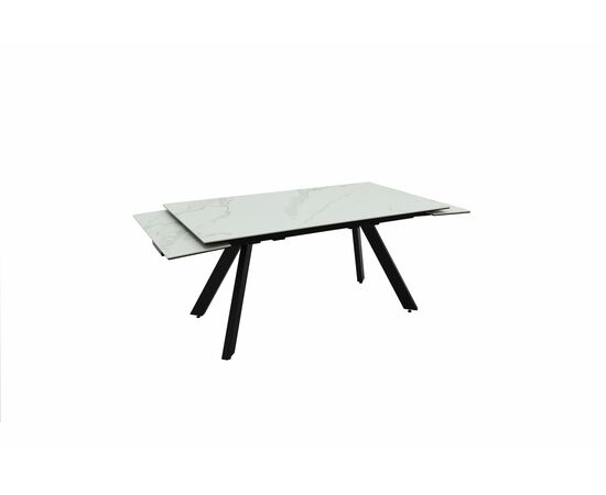 Стол Монако NEW, Керамогранит, Черный матовый муар/Greys white, изображение 7 | Интернет магазин мебели и декора LifeDekor