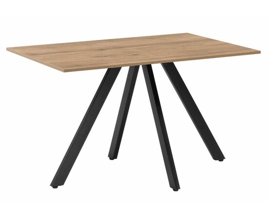 Стол деревянный Keon 116(155,5)x77 раздвижной дуб табачный / черный | Интернет магазин мебели и декора LifeDekor