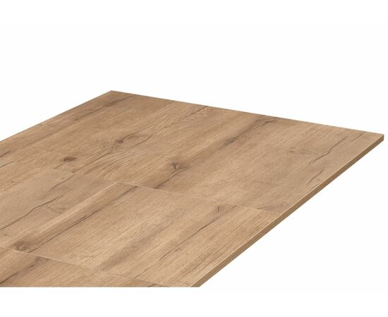 Стол деревянный Keon 116(155,5)x77 раздвижной дуб табачный / черный, изображение 7 | Интернет магазин мебели и декора LifeDekor