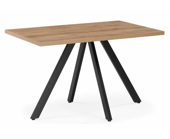 Стол деревянный Keon T32 116(155,5)х77 раздвижной дуб табачный / черный | Интернет магазин мебели и декора LifeDekor