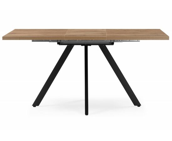 Стол деревянный Keon T32 116(155,5)х77 раздвижной дуб табачный / черный, изображение 4 | Интернет магазин мебели и декора LifeDekor