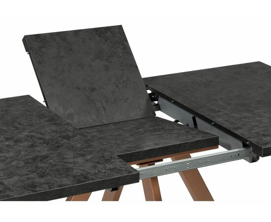 Стол деревянный Keon T32 116(155,5)x77 раздвижной, малави / медь, изображение 5 | Интернет магазин мебели и декора LifeDekor