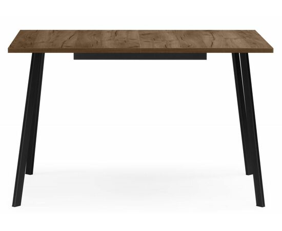 Стол деревянный Кортни 120 (160) x 80 дуб крафт табачный / черный матовый, изображение 2 | Интернет магазин мебели и декора LifeDekor