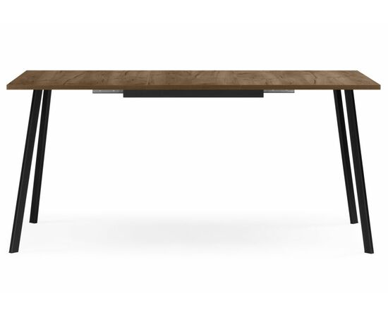 Стол деревянный Кортни 120 (160) x 80 дуб крафт табачный / черный матовый, изображение 4 | Интернет магазин мебели и декора LifeDekor